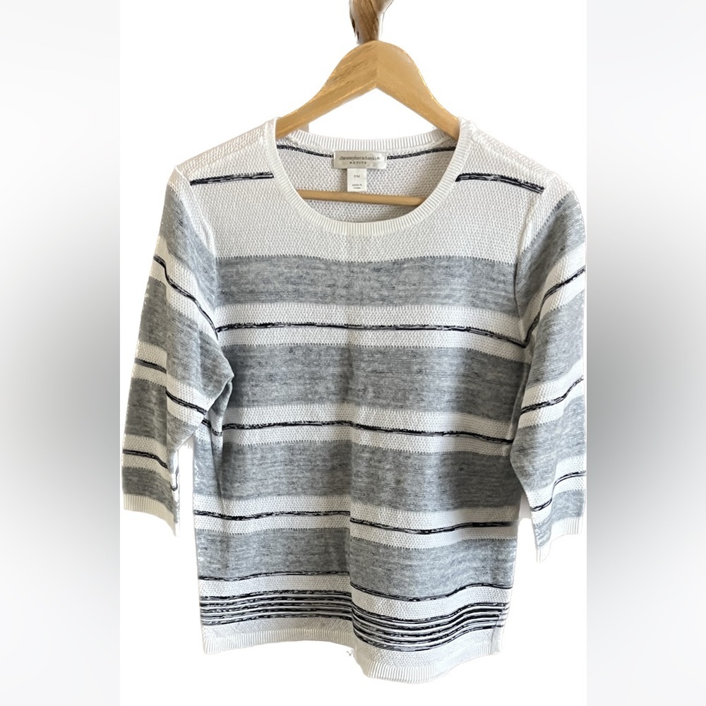 Christopher & Banks petite striped sweater